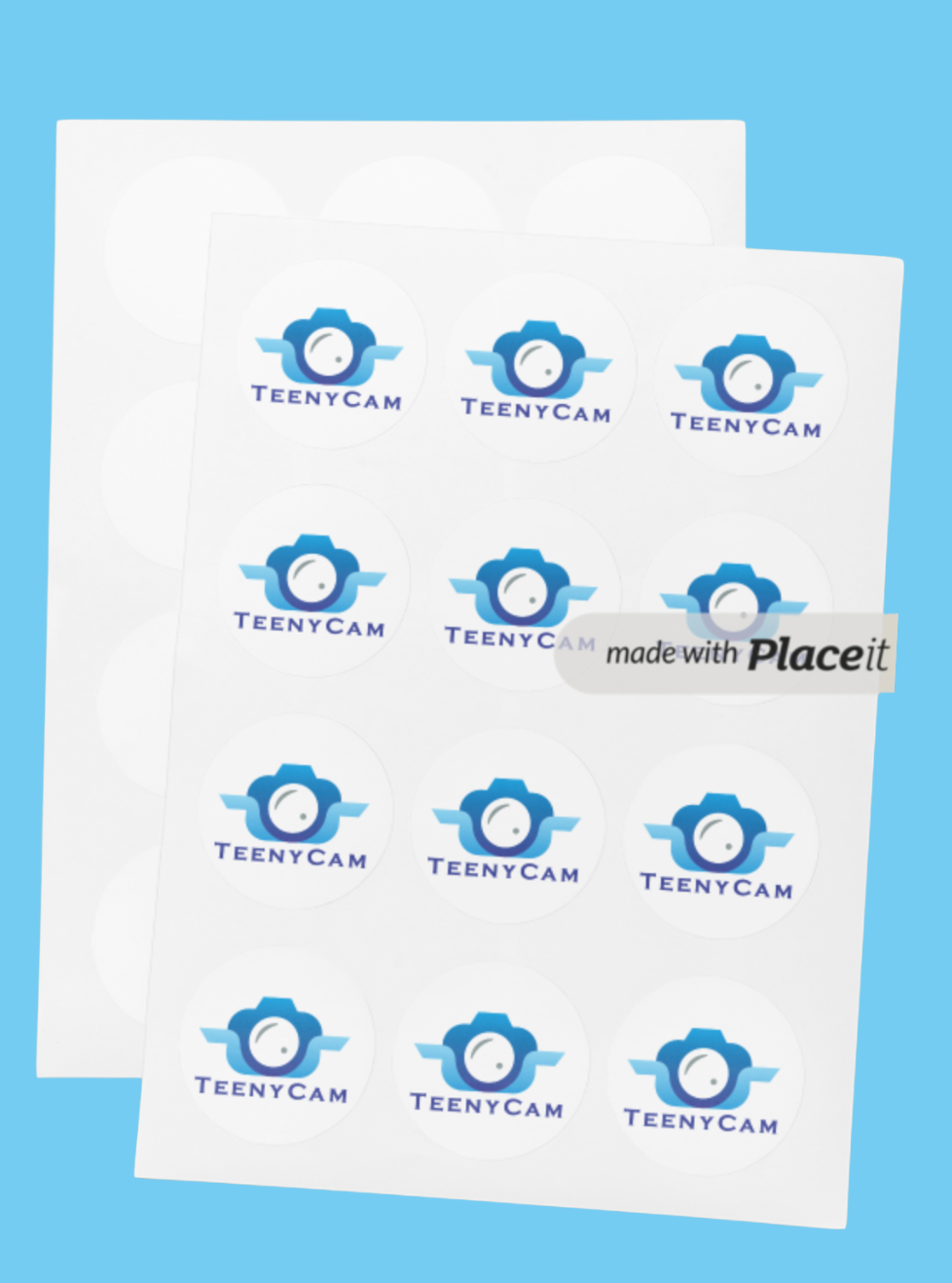 TeenyCam Logo Stickers