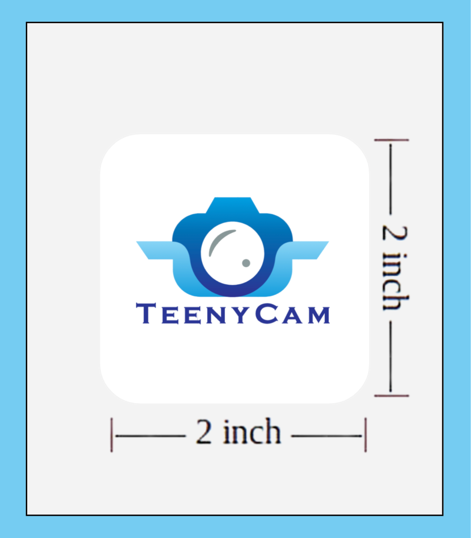 TeenyCam Logo Stickers